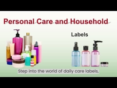 日常化学産業における自己貼り付けラベル材料の適用