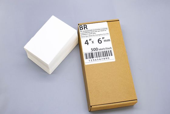 4x6 熱ラベルプリンタでシンプルな印刷