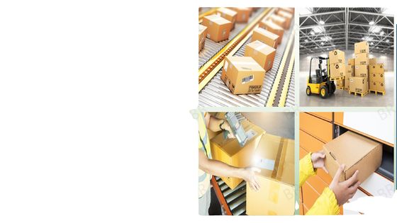 100x150 サイズ ロジスティック・エクスプレス・シート 50*37*24mm 梱包ラベル用の箱寸法
