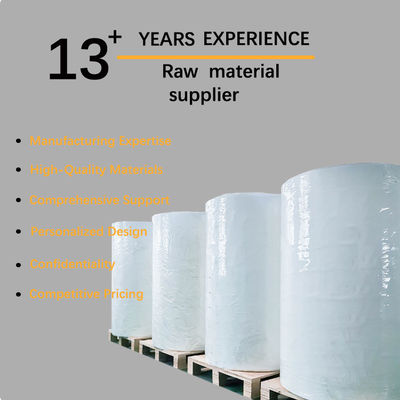 80g Universal Hot Melt Adhesive と 白いガラスの紙で覆われた紙のラベル材料