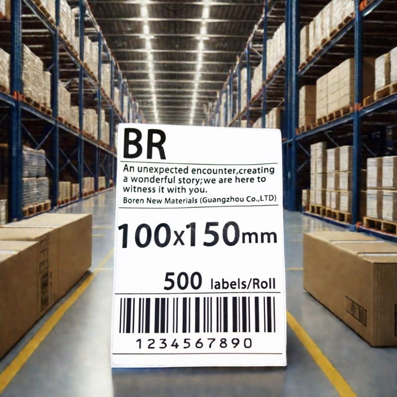100x150 サイズ ロジスティック・エクスプレス・シート 50*37*24mm 梱包ラベル用の箱寸法