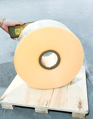 良い値段 透明なBOPPラベル素材 自粘紙 ジャンボロール オンライン