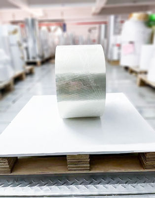 良い値段 ライトホワイト PET BOPP 粘着型ジャンボロール紙 SGS 承認 オンライン