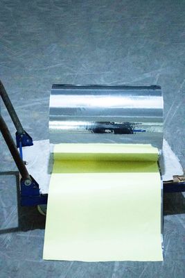 良い値段 自己貼り付けステッカー紙ロール 50 ライトシルバーPET ((コーティング) アクリル粘着剤 140 黄色 オンライン