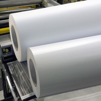 良い値段 80g 粘度 永続性 アクリル粘着剤と白いガラスの紙で覆われた紙のラベル オンライン